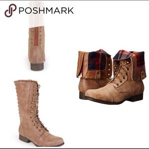 Madden Girl Combat Boots